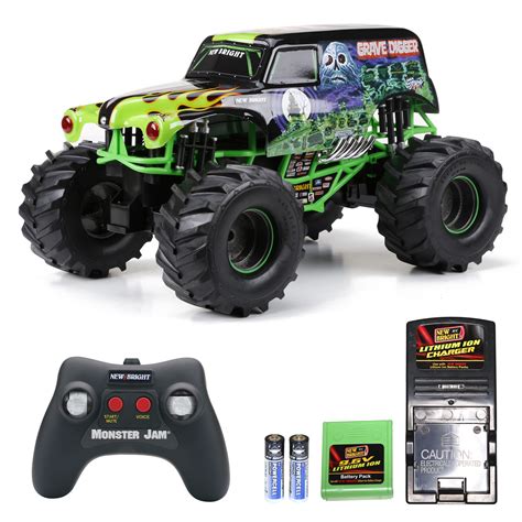 new bright grave digger mini rc|new grave digger for sale.